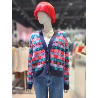 베네통 [부산점] 자카드 체크 니트 가디건 BAKC50461