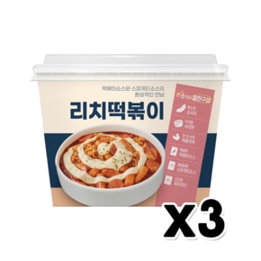 리치떡볶이 즉석조리용기컵 302g x 3개