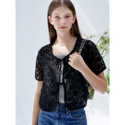 [리퍼브]S Flower Burnout Ribbon Blouse_2colors - SSG.COM
