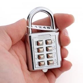 세이프 버튼식 비밀번호 자물쇠 잠금장치 소형자물쇠 (S11043628)