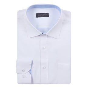 남성 화이트 스판 일반핏 비즈니스 와이셔츠 LWS5301WH02