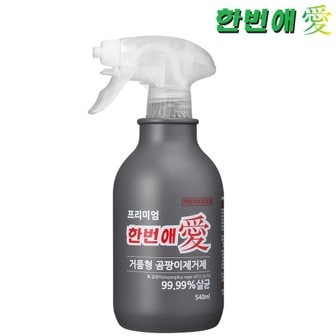  한번애 거품형 프리미엄 곰팡이제거제 540ml (1통) 벽지 벽 화장실 욕실 베란다 창틀