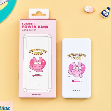 BUTTER(버터) [버터샵] 스크래빗 보조배터리 10000mAh