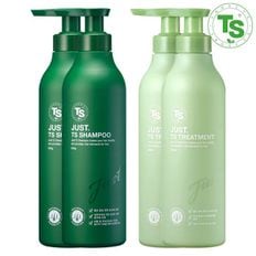 저스트 TS 샴푸 500g 2개 + 트리트먼트 500ml 2개[34799513]