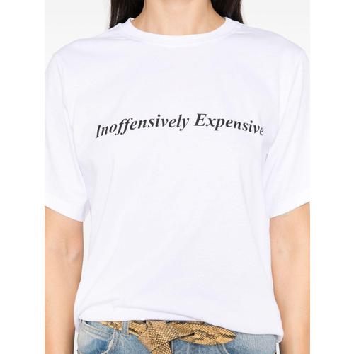 [해외배송] INOFFENSIVELY EXPENSIVE 티셔츠 1125JTS006356AWHITE B0711504753