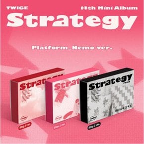 개봉앨범 포토카드 없음  트와이스(TWICE) - 14th Mini Album STRATEGY (Platform_Nemo ver) Step2 Ver