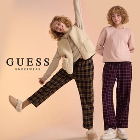 [하프클럽/게스언더웨어]24신상 게스GUESS 코튼 기모 팬츠 2종여