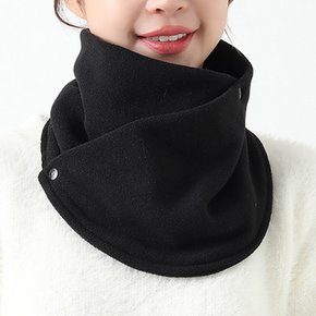 겨울 방한 따뜻한 기모 똑딱이 넥워머 모자
