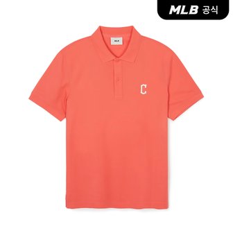 MLB [코리아공식] 베이직 컴포터블핏 카라 티셔츠 CLE (D.Coral)