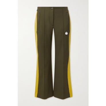 몽클레르 + 8 Palm Angels Stretch-gabardine Flared Pants 브라운