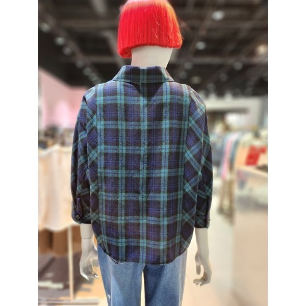 [부산점] 모르코 체크 블라우스 BABLA4541NY