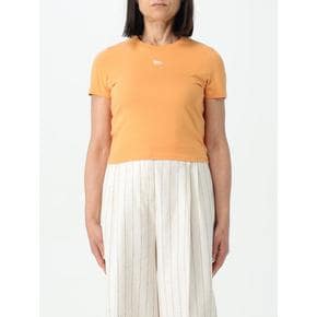 24SS 메종키츠네 반팔 티셔츠 MW00105KJ0008 P822 Orange