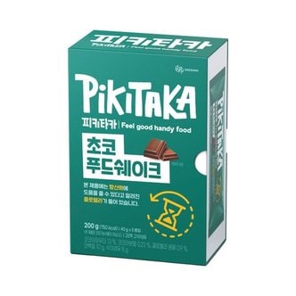 청정원 [1DAY]PIKITAKA 초코 푸드쉐이크(40g*5ea)