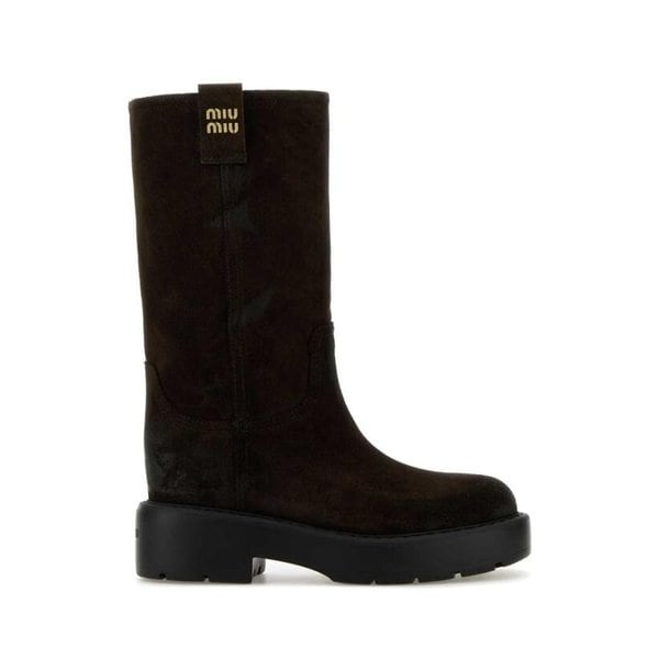 [해외배송] 24FW 미우미우 부츠 5U270EF0550B2 F0003 BROWN