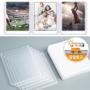 2x3 폴라로이드사진 액자 투명 탑로더 포토카드 / 슬리브 포카 2x3사이즈 보관 수납 앨범 홀더 스티커 사진