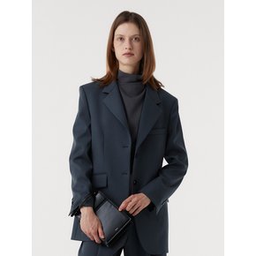 TAILORING WOOL JACKET (DEEP GREEN)