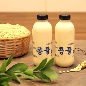 맷돌로 갈아만든 콩국수 우뭇가사리 콩물 500ml 3병