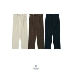 Corduroy adjust relaxed pants (Brwon)