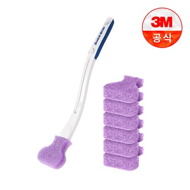 3M 크린스틱 베이킹소다 변기청소용 핸들+리필7입