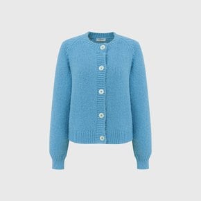 에밀리 울 라운드 니트 가디건_스카이 블루 / EMILY WOOL ROUND KNIT CARDIGAN_SKY BLUE