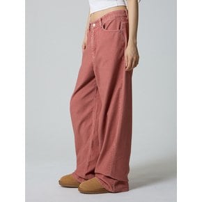 데일리 와이드 코듀로이 팬츠 인디핑크_Daily Wide Corduroy Pants Indipink