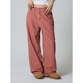 데일리 와이드 코듀로이 팬츠 인디핑크_Daily Wide Corduroy Pants Indipink