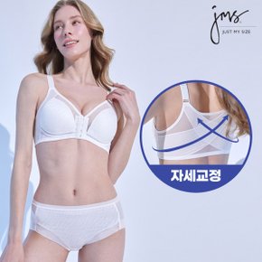 밸런스 핏 프론트훅 브라+팬티 화이트 JMW3N15 T_P349518507