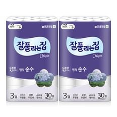 잘풀리는집 (etv)잘풀리는집 명작순수 화장지 30M 30롤 2팩[33830550]