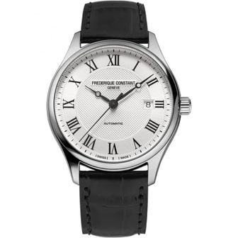  독일 프레드릭 콘스탄트 메탈 가죽 손목시계 1876674 Frederique Constant Mens 아날로그 Automa