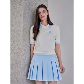 클래식로고 카라 티셔츠 크림