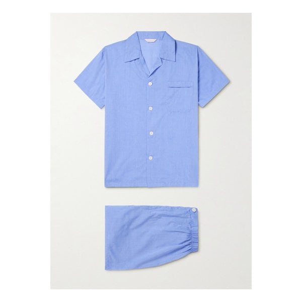 데렉 로즈 아말피 캠 칼라 코튼 바티스트 파자마 세트 1647597336063851