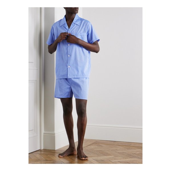 데렉 로즈 아말피 캠 칼라 코튼 바티스트 파자마 세트 1647597336063851