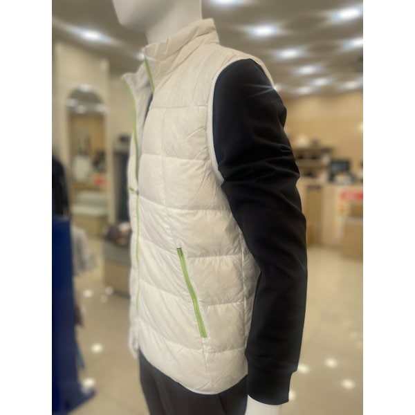 [여주점] 남성 경량 퀼팅 다운 베스트 GQ421MWVO2  CREM