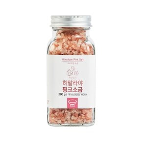 정성깃든 100% 암염 히말라야 핑크소금(중간 입자) 200g