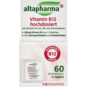 로스만 altapharma 알타파마 비타민 B12 고용량 미니 60정 16.8g