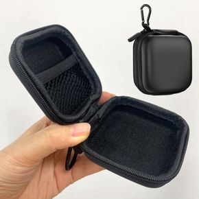 카라비너 EVA 이어폰 케이블 가방 8x8x4cm 소지품 충전기가방 준비물