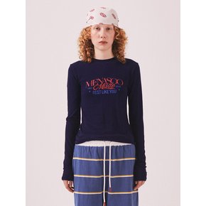 MNS Soft Fitted Long T Shirt_Navy