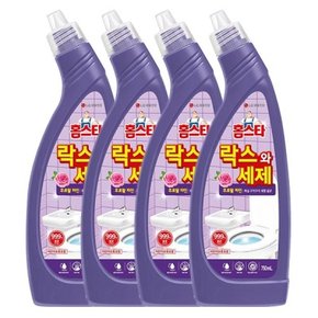 홈스타 화장실청소세제 락스와세제 후로랄파인 750ml 4개