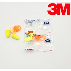 3M 귀마개 SOFT FX 끈타입 1쌍 소음방지 청력보호 공부