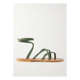 케이자크 제노비 스웨이드 샌들 다크 그린 46376663162859889