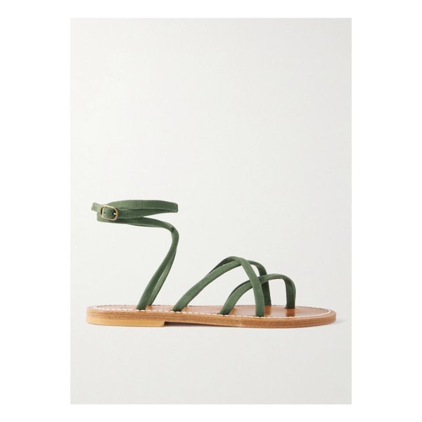 제노비 스웨이드 샌들 다크 그린 46376663162859889