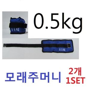 모래 주머니 중량 밴드 손목 발목 헬스 1kg 0.5kg x2 X ( 2매입 )