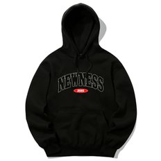 NEWNESS LOGO 후드티 - 블랙