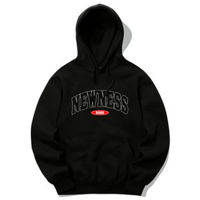 NEWNESS LOGO 후드티 - 블랙