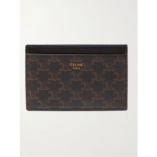 CELINE Triomphe Canvas Bi-fold wallet with coin compartment in triomphe  canvas (10C872BQB)