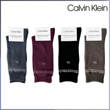 Calvin Klein 패턴 롱 삭스 CKL13132