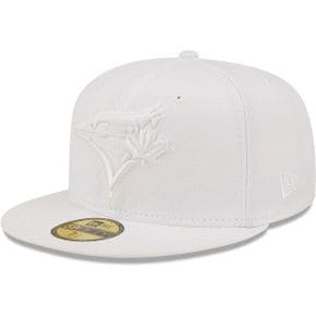 [해외] 826856 뉴에라 모자 MLB [토론토 블루제이스] White on White 59FIFTY Fitted Hat