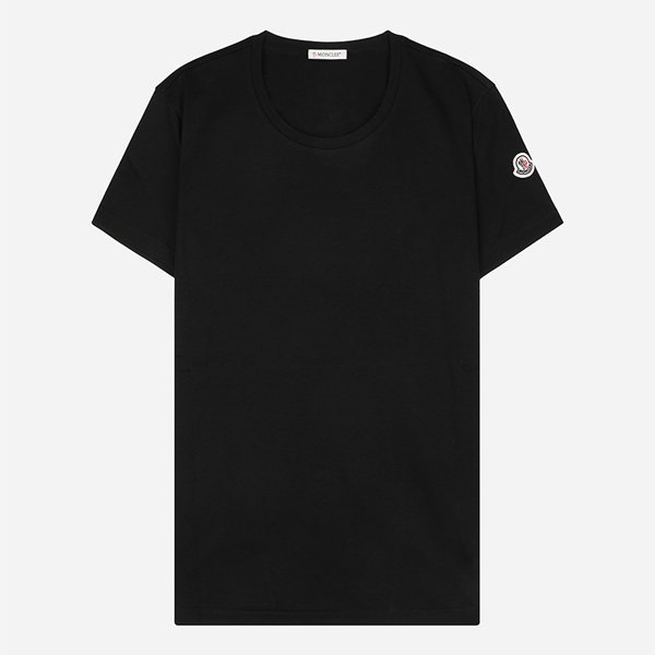 [시흥점] [몽클레어]6S 8C73200 V8058 999 여성 로고 패치 반팔 티셔츠 블랙