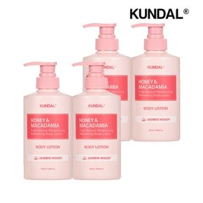 허니 앤 마카다미아 퓨어 바디로션 아로마 에디션 자스민우디 500ml x4개