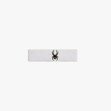 스파이더 공용 레터 로고 트레이닝 헤드밴드 SPGFANAO201UWHT